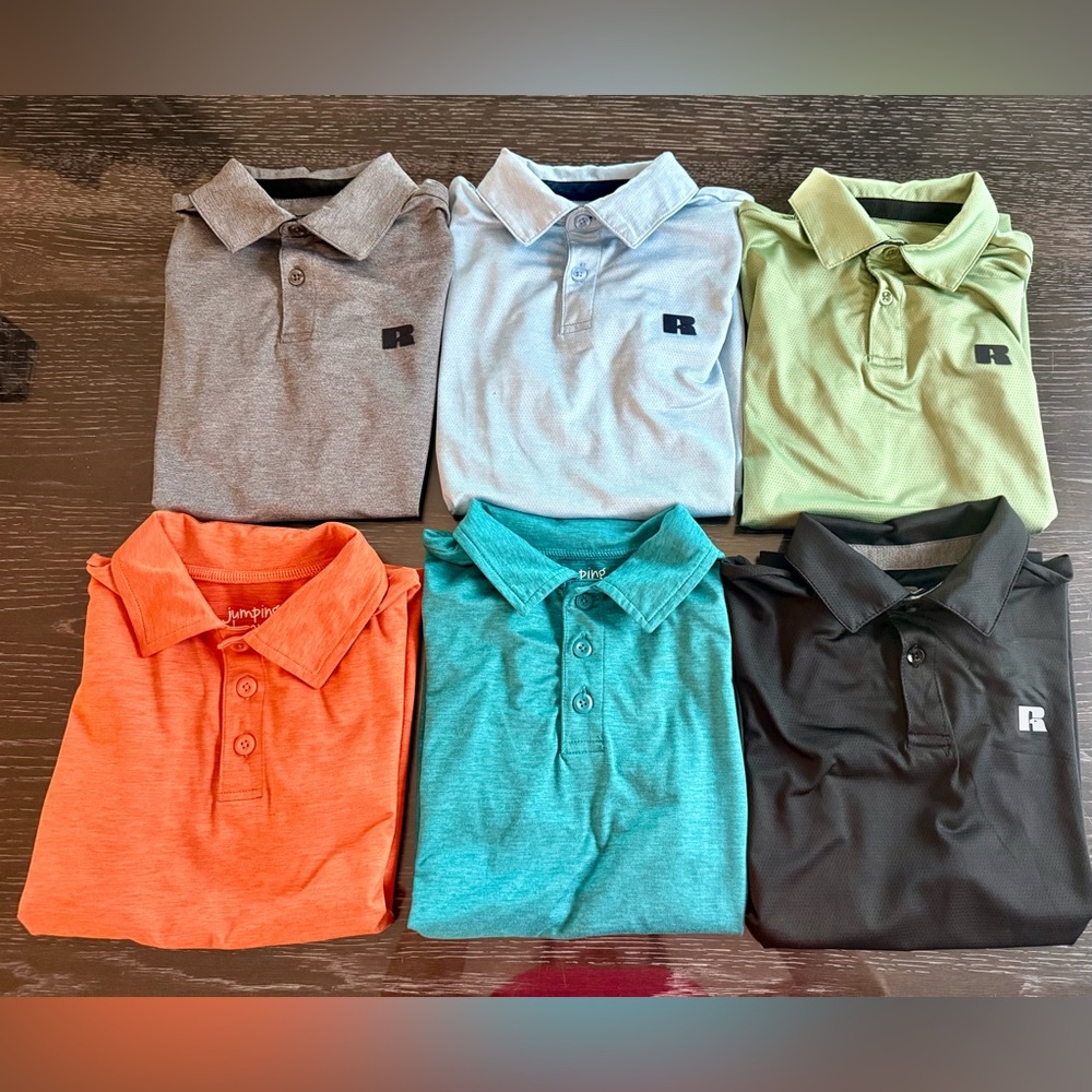 Kids Polo Shirt Set - Assorted Colors Size Sam’s (7/8)